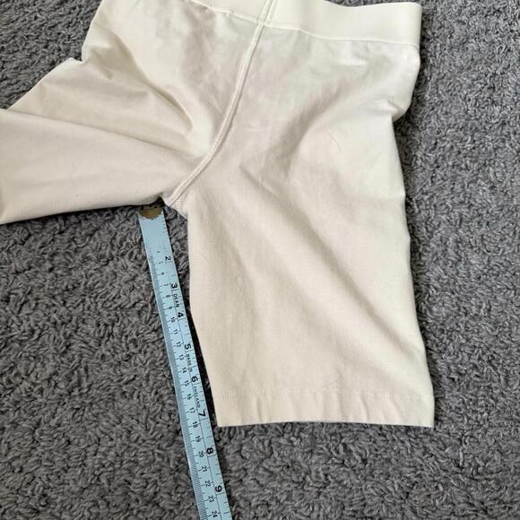 Fear Of God Essentials Sport Logo Cycling Shorts Leggings Biker Sz M Slim Wasit - Picture 9 of 9